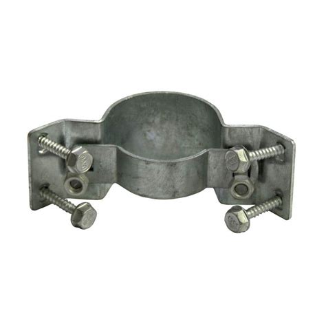 metal to wood fence brackets|galvanized fence post clamps brackets.